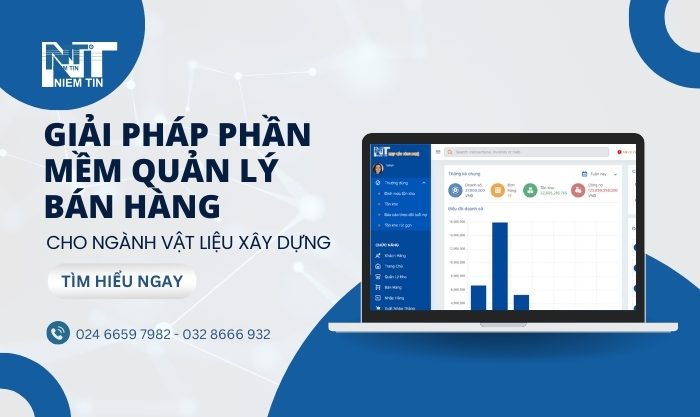 GIẢI PHÁP PHẦN MỀM QUẢN LÝ BÁN HÀNG CHO NGÀNH VLXD